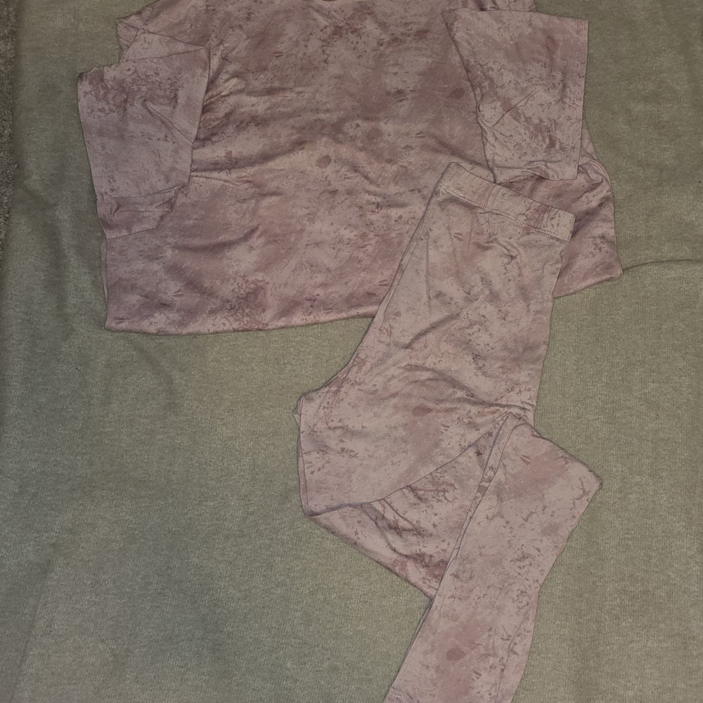 Fashion Nova Pink Tie-Dye Lounge Set